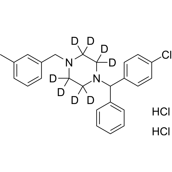 Meclizine-d8 dihydrochloride (Meclozine-d8(dihydrochloride)) 1432062-16-2